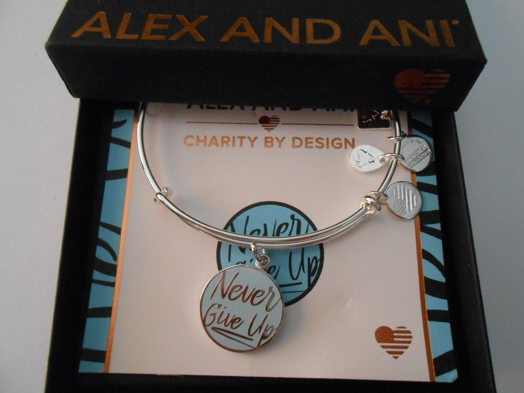 Alex and Ani Womens Charity by Design Never Give Up Bangle