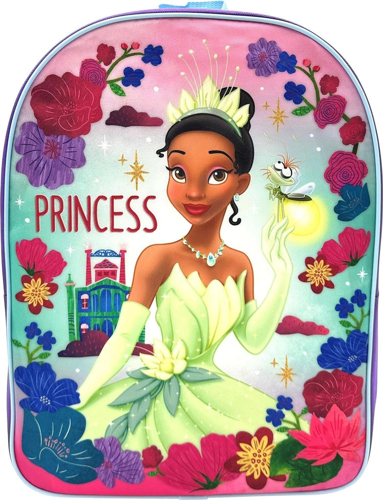 Ruz Princess Tiana Licensed Girl's 15 Inch School Bag Backpack