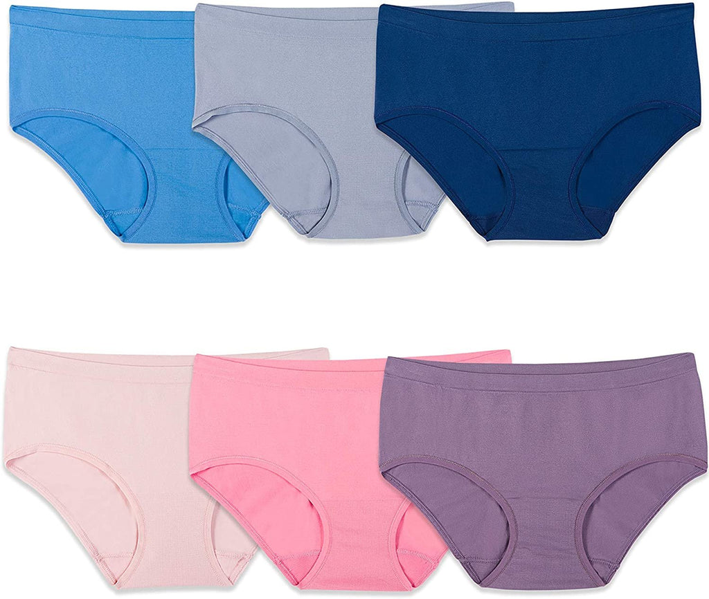 Fruit of The Loom Women's Seamless Panties with 360Â° Stretch