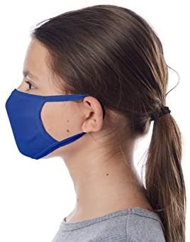 Hanes Kids' X-Temp Comfort Cloth Mask (Pack of 5)