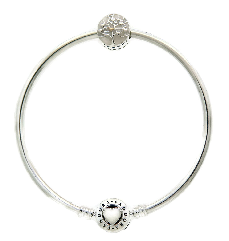 PANDORA Tree of Hearts, Mother's Day LE Bangle Gift Set B800516-19 cm 7.5 in
