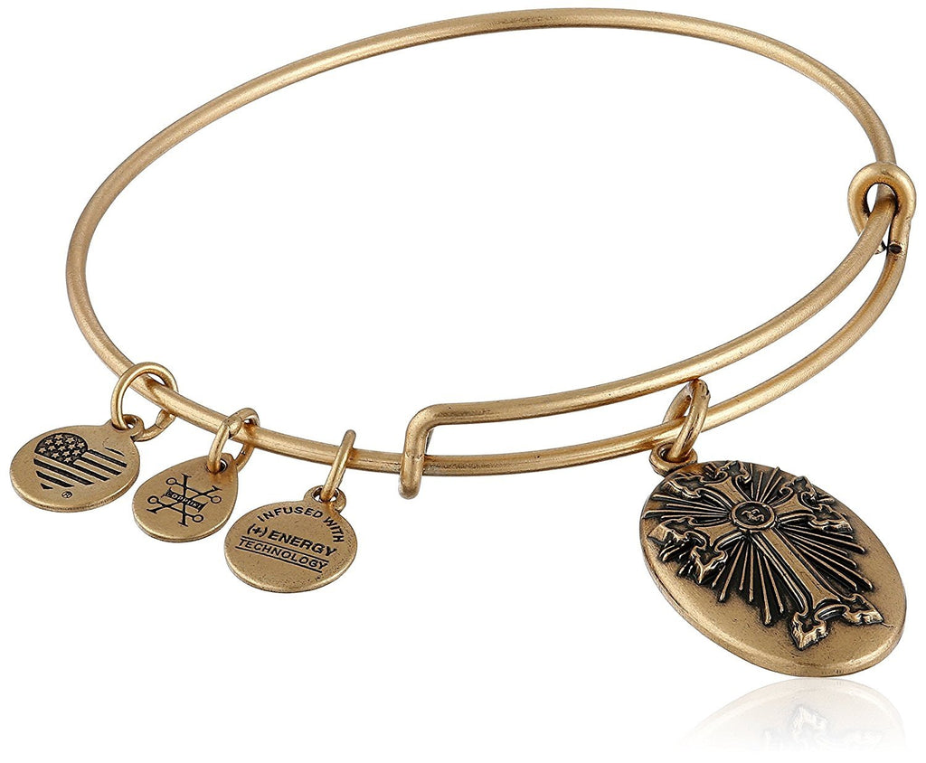 Alex and Ani Armenian Cross III Expandable Rafaelian Bangle Bracelet