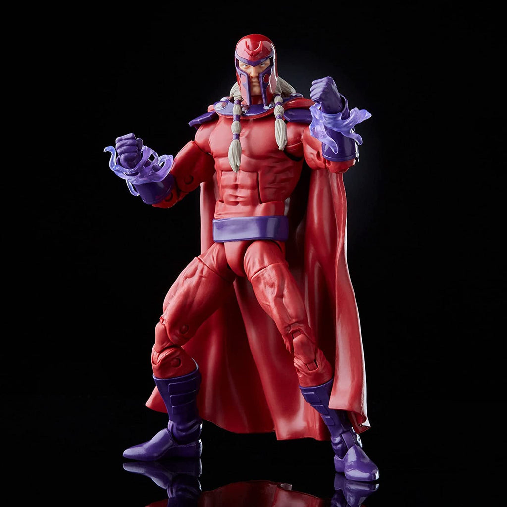 Hasbro Marvel Legends Series 6-inch Scale Action Figure Toy Magneto, Premium Design, 1 Figure, and 5 Accessories , Red