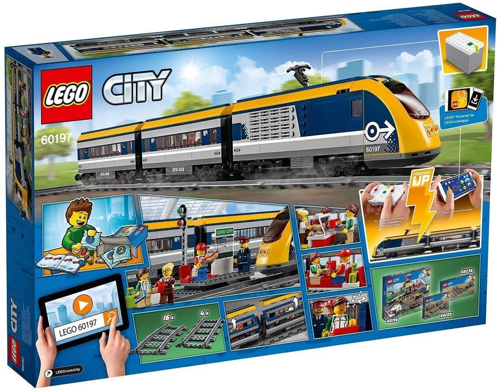 LEGO City Passenger Rc Train Toy, Construction Track Set for Kids