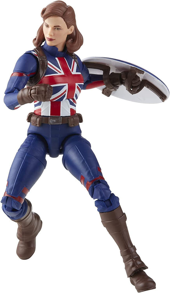 Marvel Legends Series 6-inch Scale Action Figure Toy Marvel’s Captain Carter, Premium Design, 1 Figure, 1 Accessory, and 2 Build-a-Figure Parts