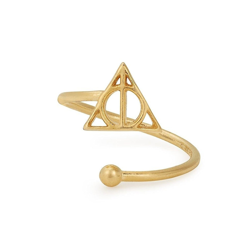 Alex and Ani Womens Harry Potter Deathly Hallows Ring Wrap