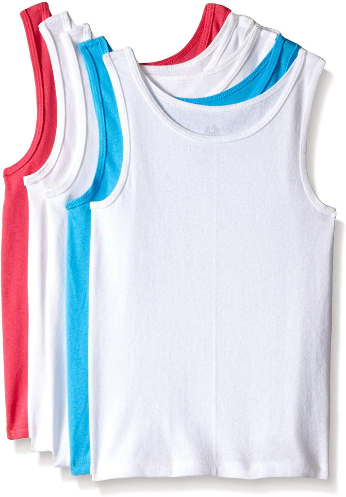 Fruit of the Loom Big Girls'  Assorted Tank (Pack of 5)