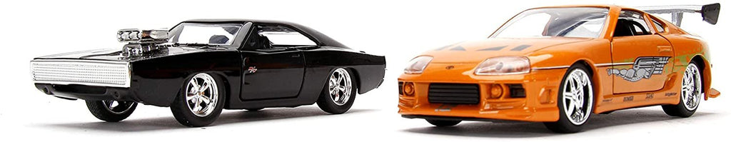 Jada Toys Fast & Furious Dom's Dodge Charger R/T & Brian's Toyota Supra 1:32 Die-Cast Vehicle (26063)