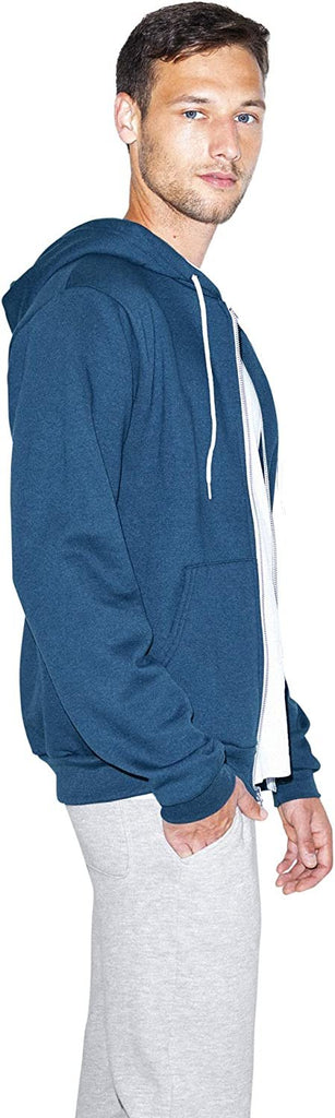 American Apparel Men's Flex Fleece Long Sleeve Zip Hoodie