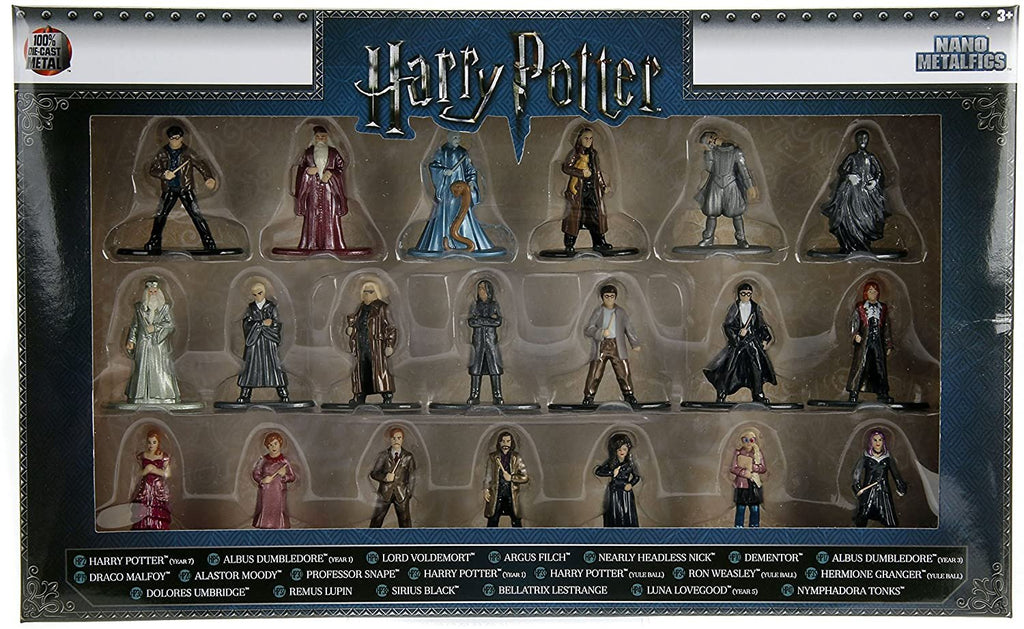 Nano Metalfigs Harry Potter Wave 2 Collectible Toy Figures (20 Piece), Multicolor, 1.65"