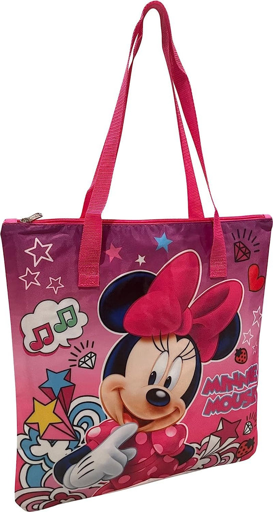 Ruz Minnie Mouse Large Polyester Tote (Pink)