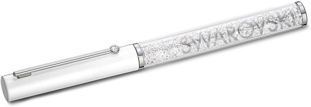 SWAROVSKI Crystalline Gloss Ballpoint Pen White Chrome Plated