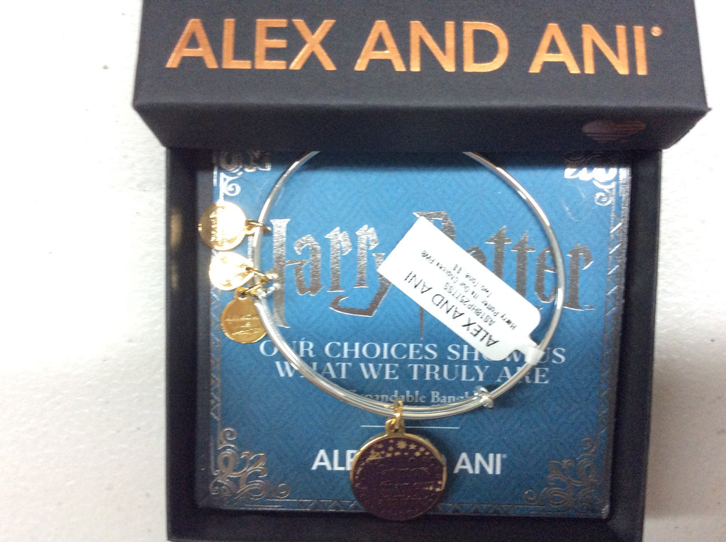 Alex and Ani Women's Harry Potter It's Our Choices Bangle Two-Tone