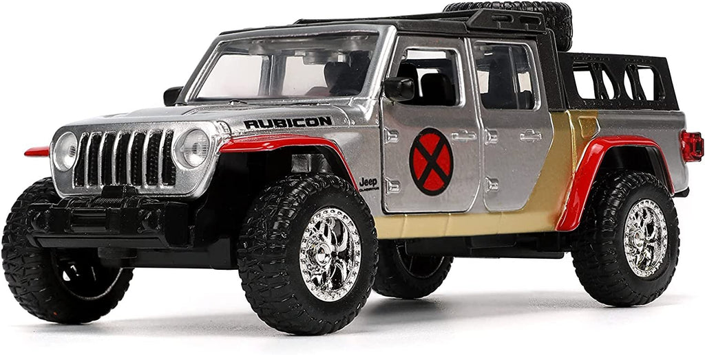 Marvel 1:32 2020 Jeep Gladiator Die-cast Car with Colossus Figure, Toys for Kids and Adults