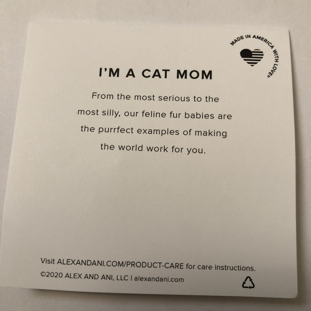 Alex and Ani I'm a Cat Mom Bangle Neutral One Size