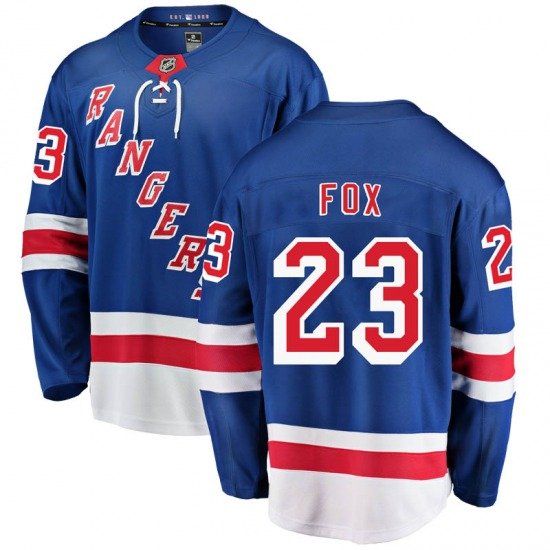 NHL New York Rangers Adam Fox Blue Home Official Jersey Youth Toddler Kids Boys