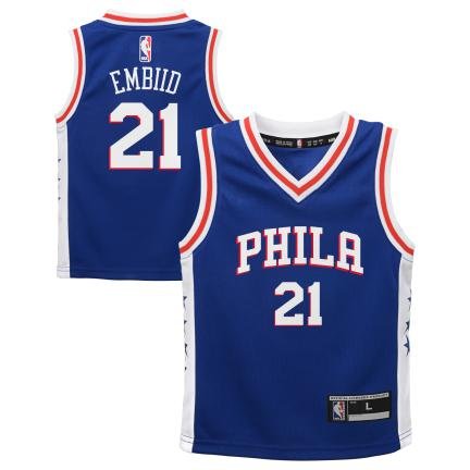 Joel Embiid Philadelphia 76ers #21 Blue Infants Toddler Icon Edition Jersey