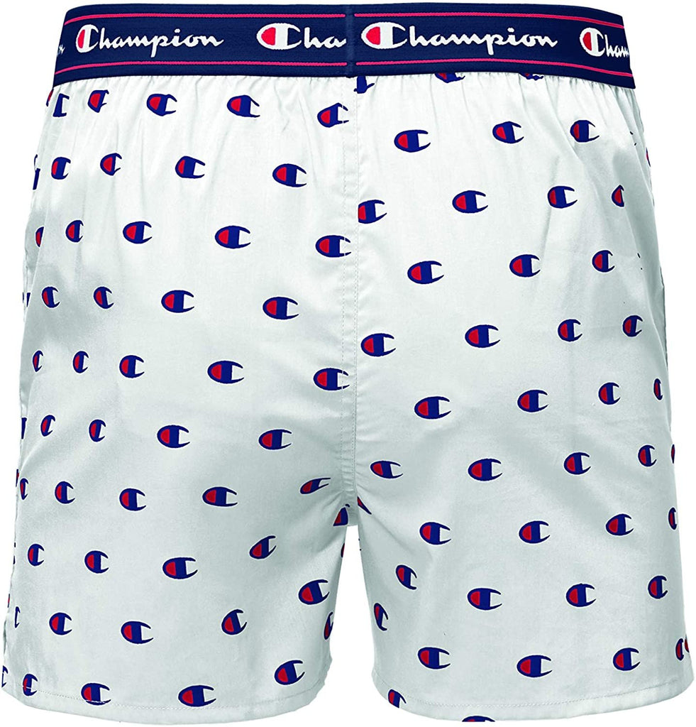 Champion Men's Print Woven Boxer