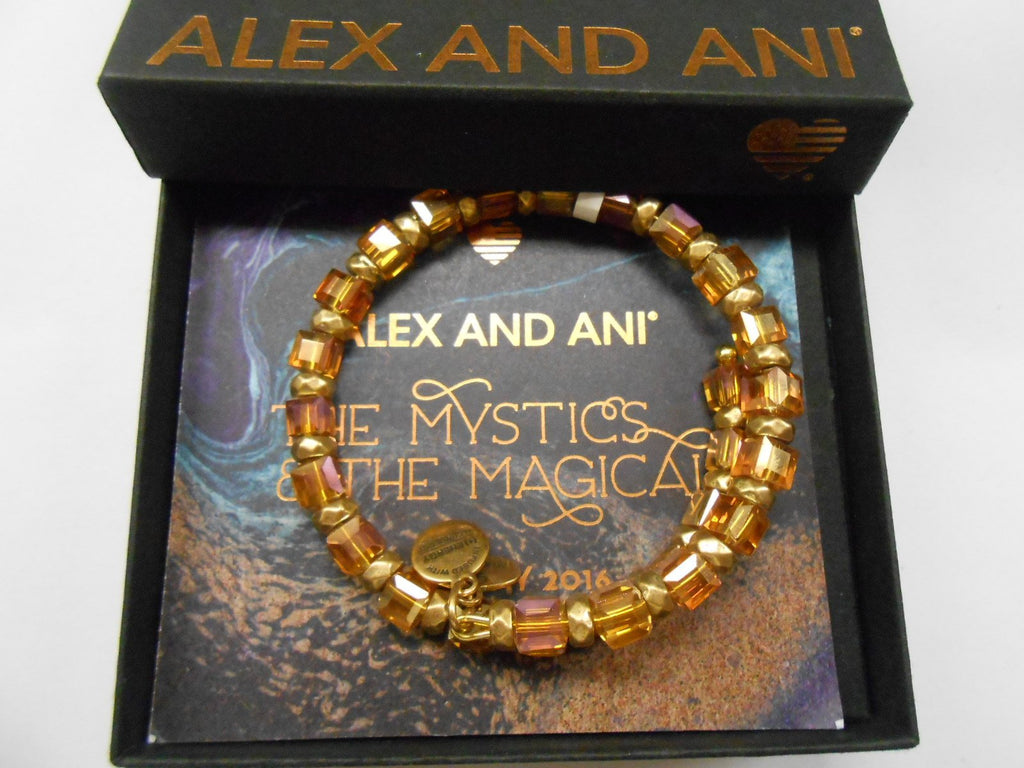 Alex and Ani The Mystical and The Magical Gold Wish Golden Days Wrap Bracelet