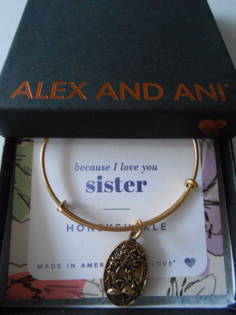 Alex and Ani Because I Love You, Sister II Expandable Bangle Bracelet