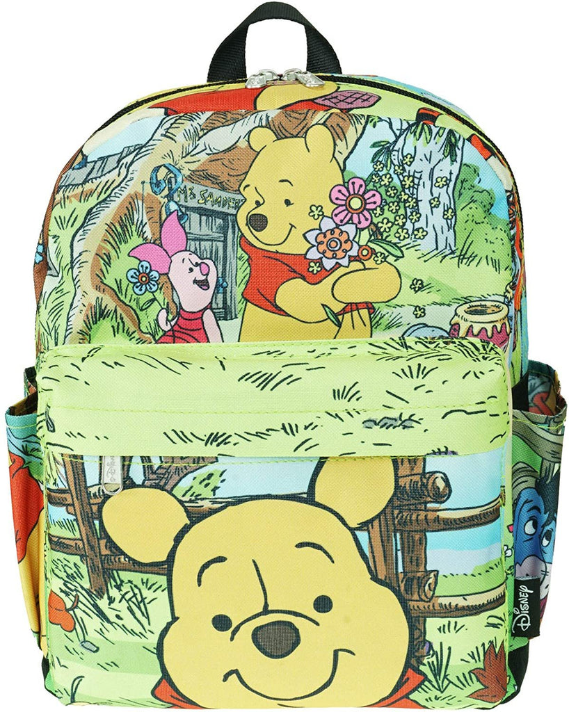 KBNL Winnie the Pooh 12inch Deluxe Oversize Print Daypack A21324 Medium