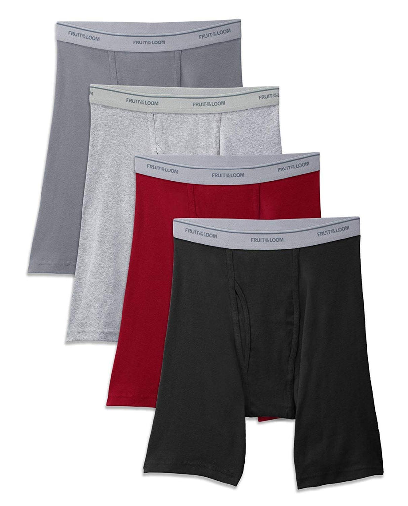 Fruit of the Loom 4 Pack Long Leg Boxer Bief (3X Large)