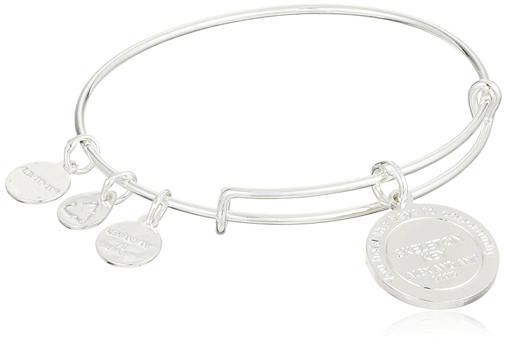 Alex and Ani Womens Art Infusion Skeleton Key Bracelet