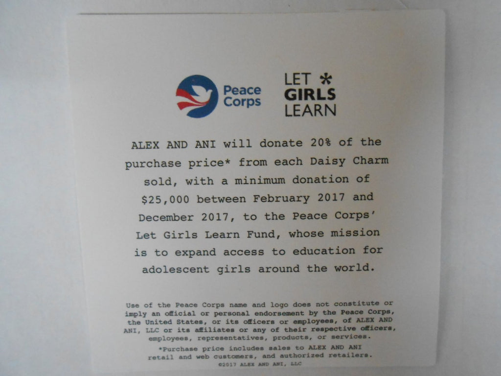 Alex and Ani Charity By Design, Daisy Bangle Bracelet