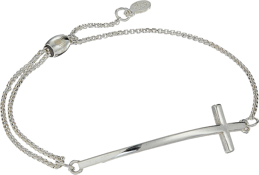 Alex and Ani Womens Cross Pull Chain Bracelet