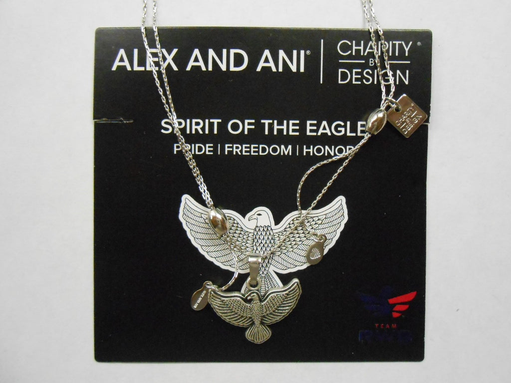 Alex and Ani Charity By Design Spirit of The Eagle Rafaelian Necklace, 32"