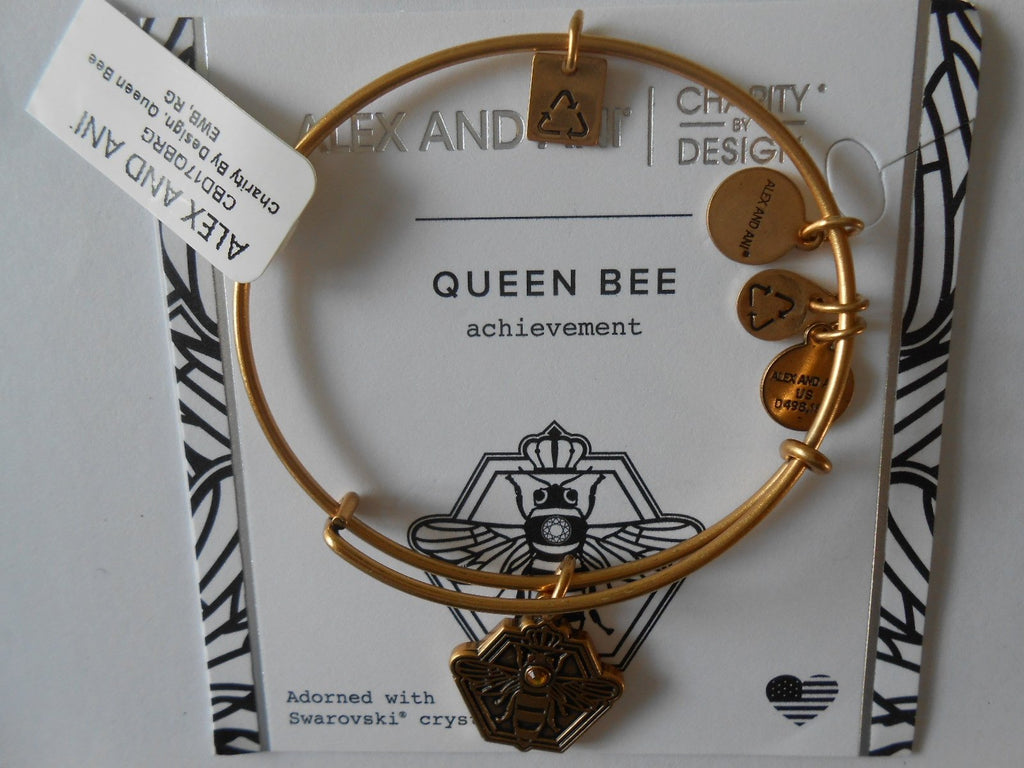 Alex and Ani Charity by Design, Queen Bee Bangle Bracelet