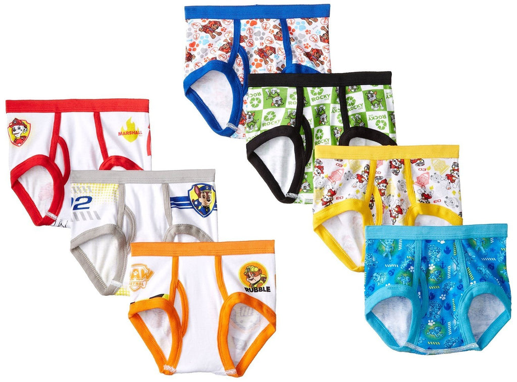 Handcraft Little Boys' Toddler Paw Patrol Brief, Pack of Seven