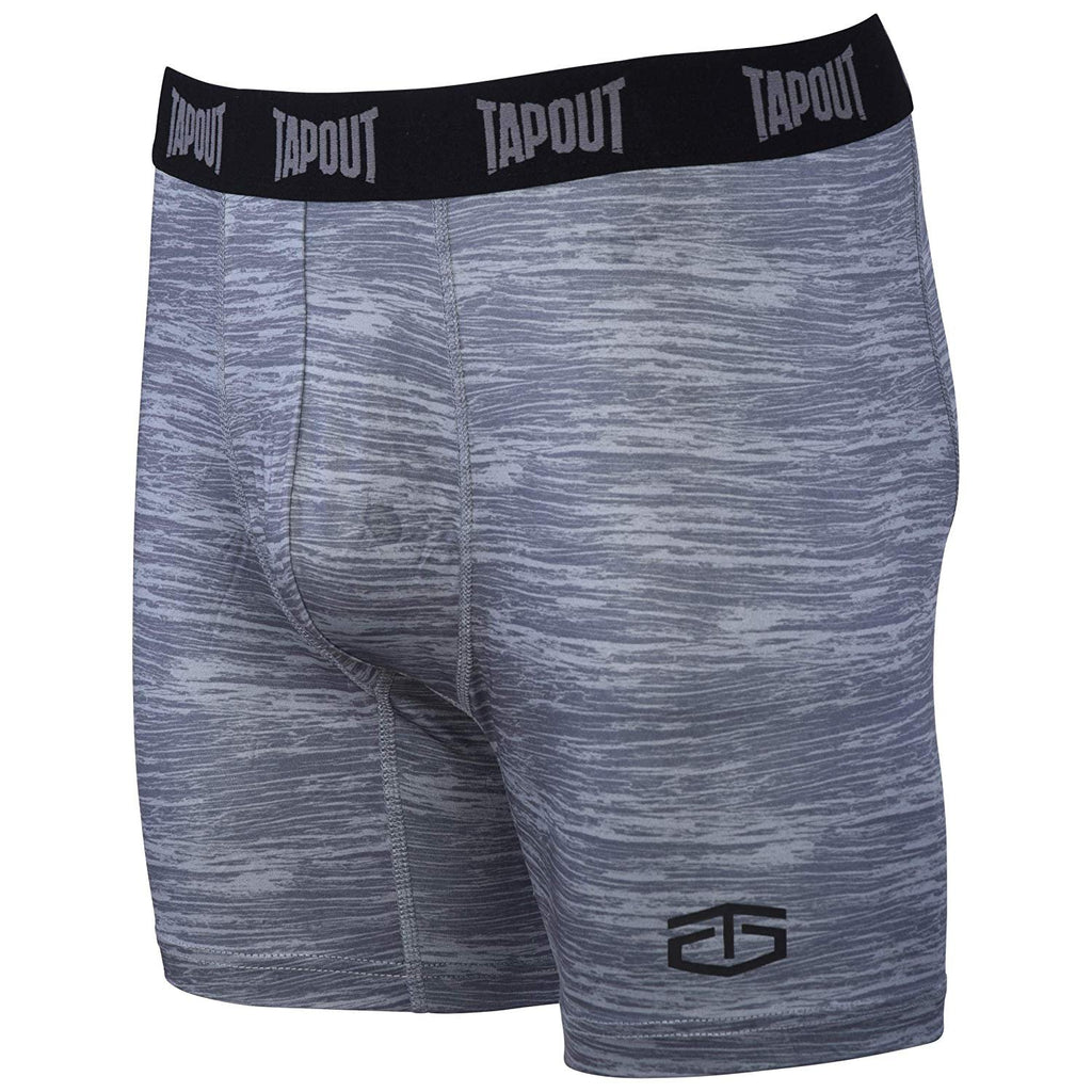 TapouT Mens Performance Boxer Briefs - 3-Pack Stretch Performance Training Underwear Breathable Athletic Fit No Fly