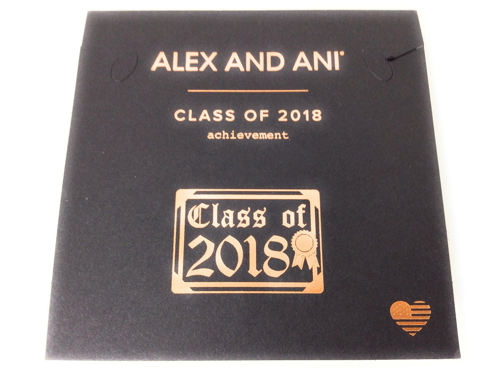 Alex and Ani Womens Class of 2018 EWB Bangle Bracelet, Expandable