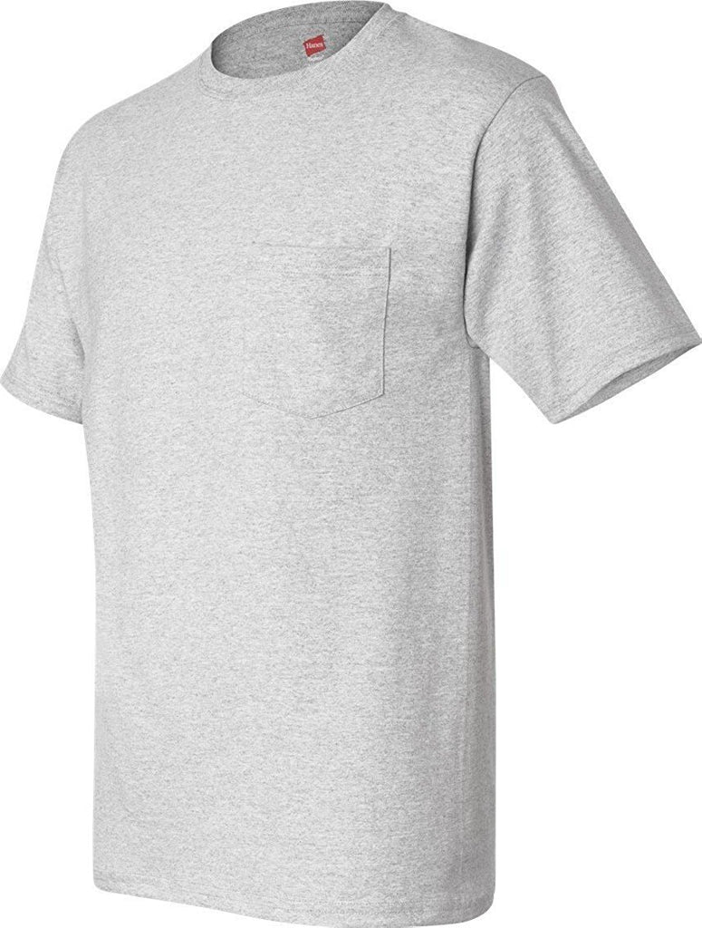 Hanes Men's Pocket T-shirts 3-PACK 50/50 ComfortBlend EcoSmart Pocket Tee