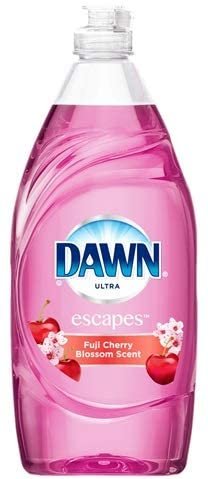 3 Pk. Dawn Ultra Dawn Escapes Fuji Cherry Blossom Scent Dishwashing Liquid, 18 Ounce (Total 54 Oz)