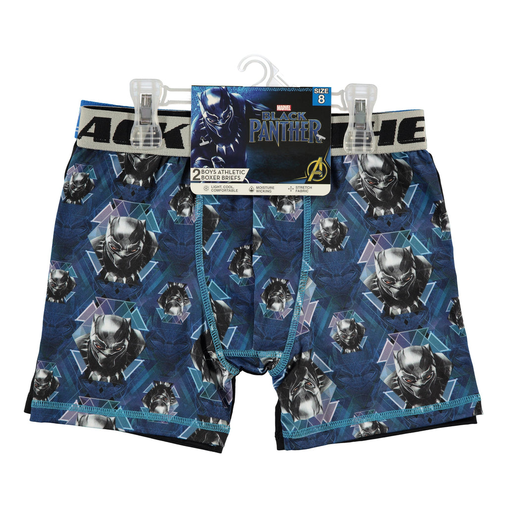 Handcraft Black Panther 2-Pack Athletic Boxer Brief Sizes 6,8,10