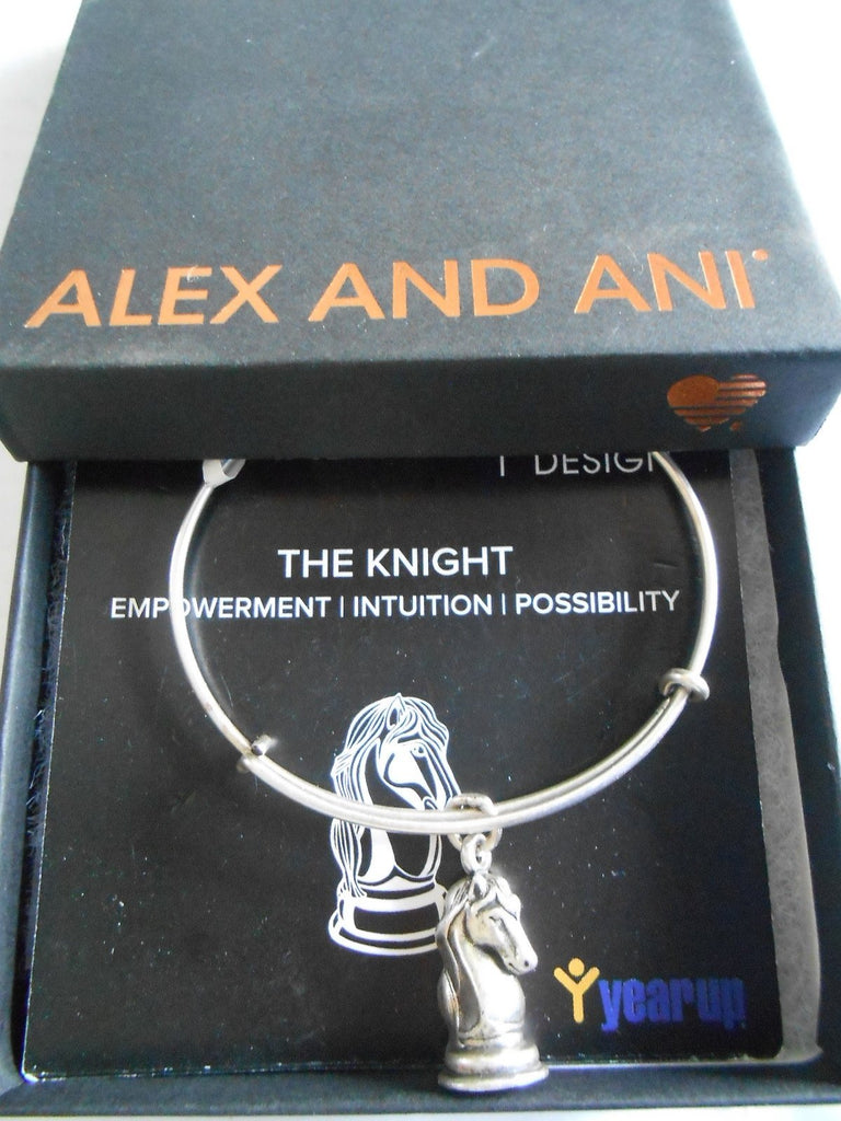 Alex and Ani The Knight Expandable Rafaelian Bangle Bracelet