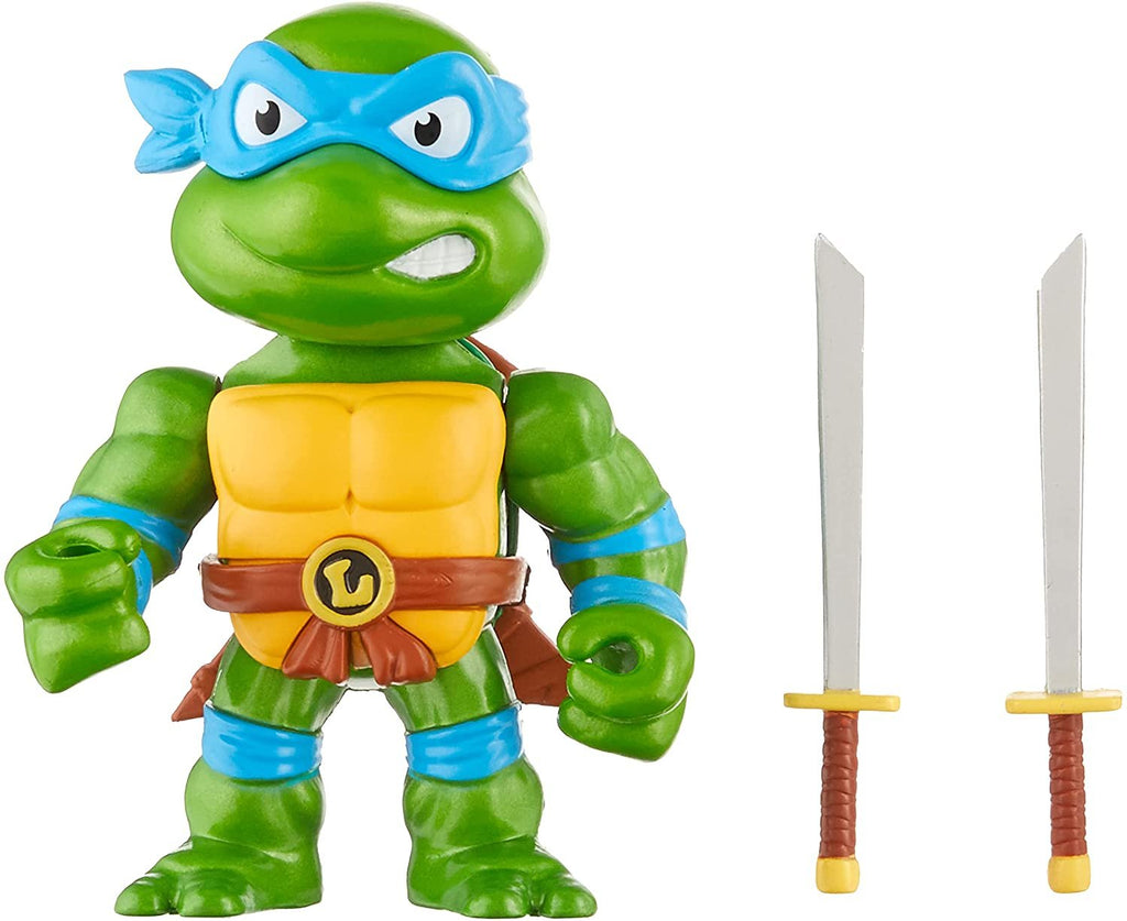 Jada Toys Teenage Mutant Ninja Turtles 4 Leonardo Die-cast Figure, Toys for Kids and Adults, Blue