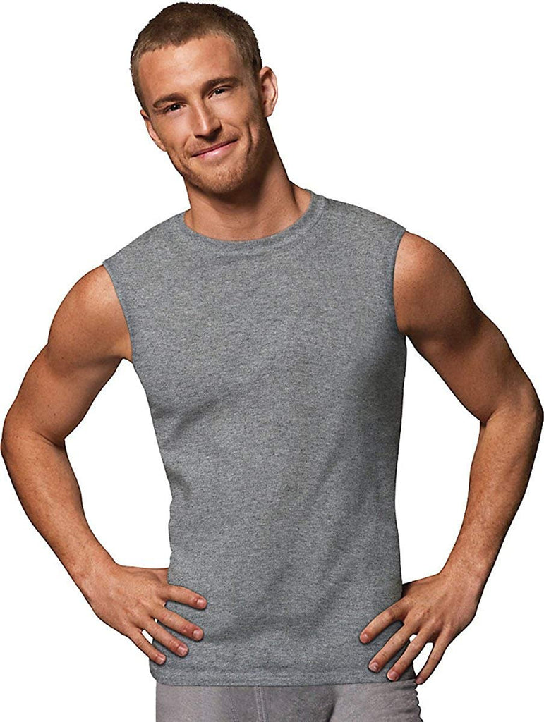 Hanes Men's Sport Cool DRI Sleeveless T-Shirt 4-Pack_Assorted_XX-Large