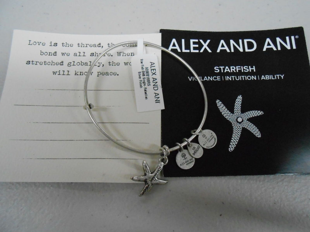 Alex and Ani 'Starfish' Bangle Bracelet