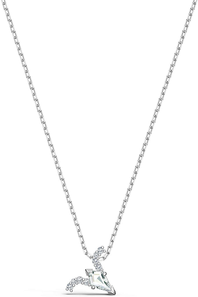 SWAROVSKI Women's All Zodiac Symbols Crystal Pendant, Mixed Metal Finish, Clear White Crystal Necklace Jewelry Collection