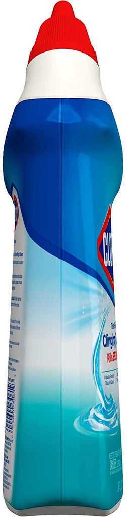 Clorox Toilet Bowl Cleaner Clinging Bleach Gel, Cool Wave, 24 Fl Oz (Pack of 12)