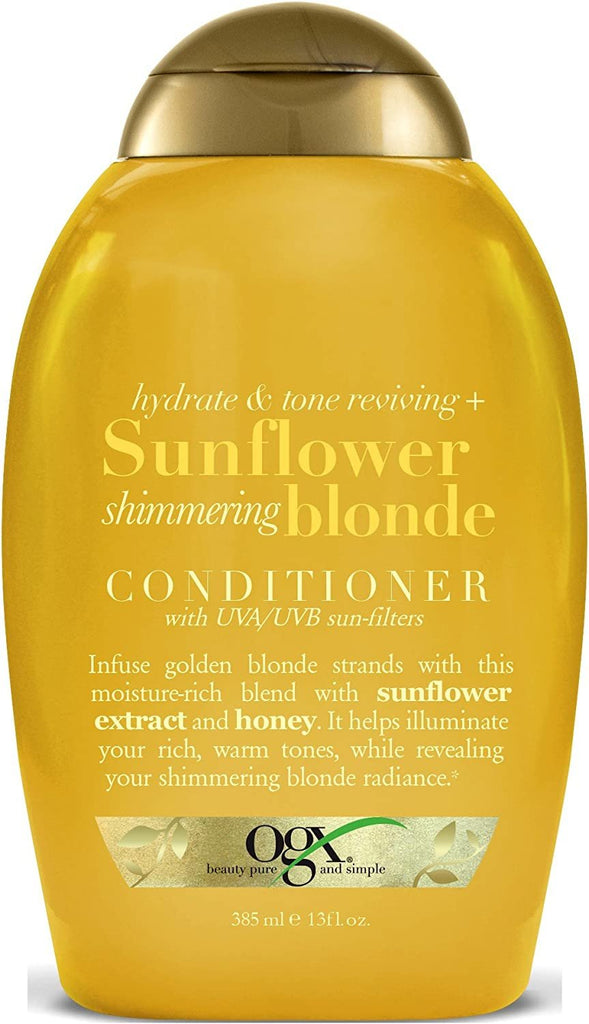 Ogx Conditioner Sunflower Shimmering Blonde 13 Ounce (385ml) (2 Pack)