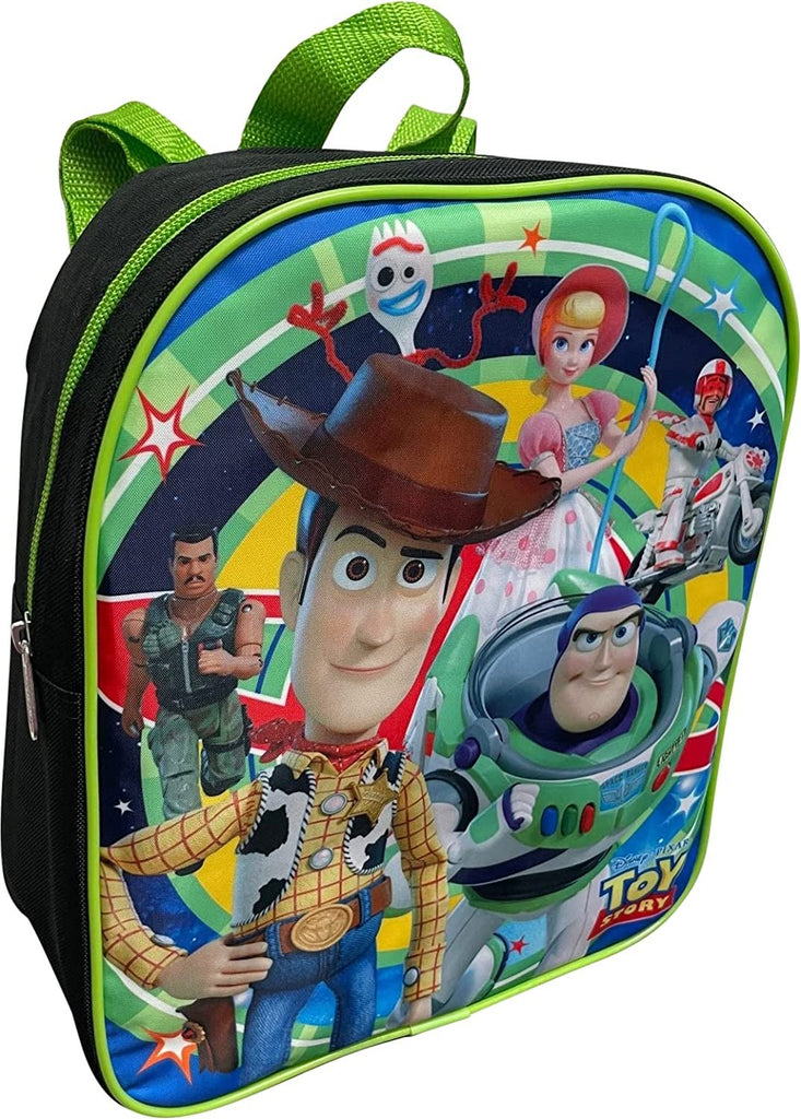 Toys Story Toddle Boy 12 Inch Mini Backpack (Black-Green)