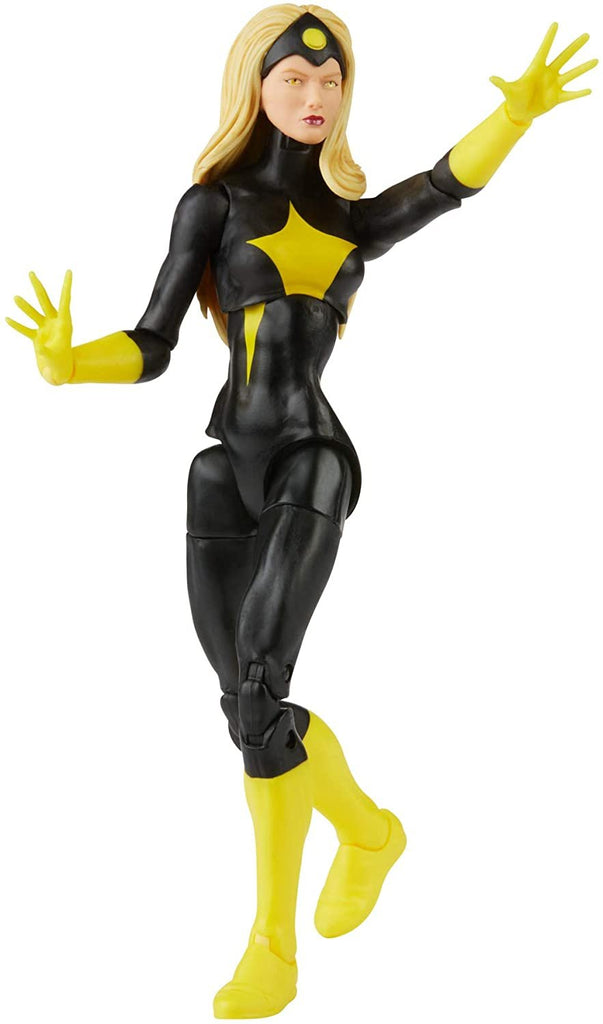 Marvel Legends Series 6-inch Darkstar Action Figure Toy, Premium Design and Articulation, Includes 2 Accessories and 1 Build-A-Figure Part