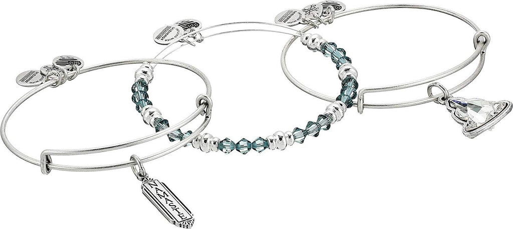 Alex and Ani Womens Crystal Infusion Namaste Set of 3