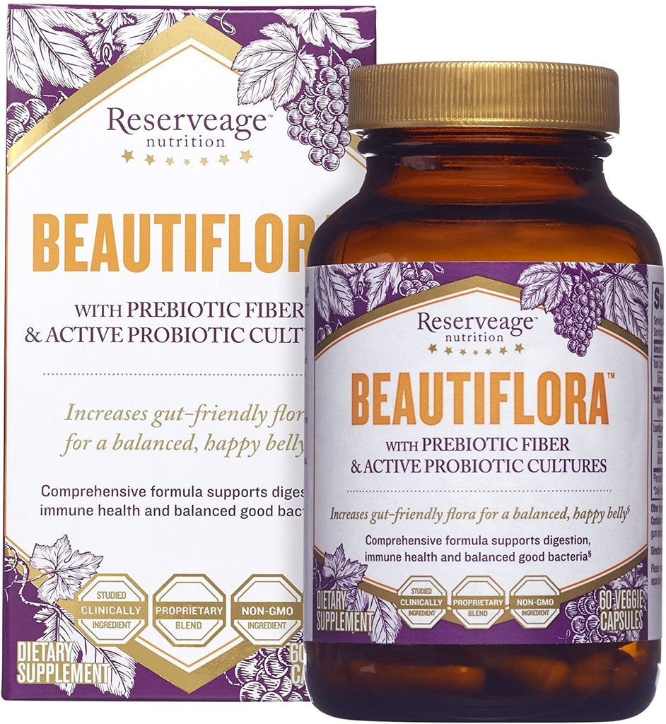 Beautiflora Probiotic + Prebiotic Reserveage 60 Caps