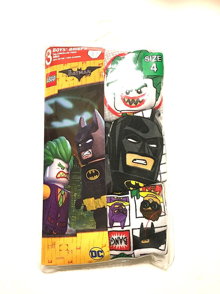 Lego Batman Size 4 Boys Briefs