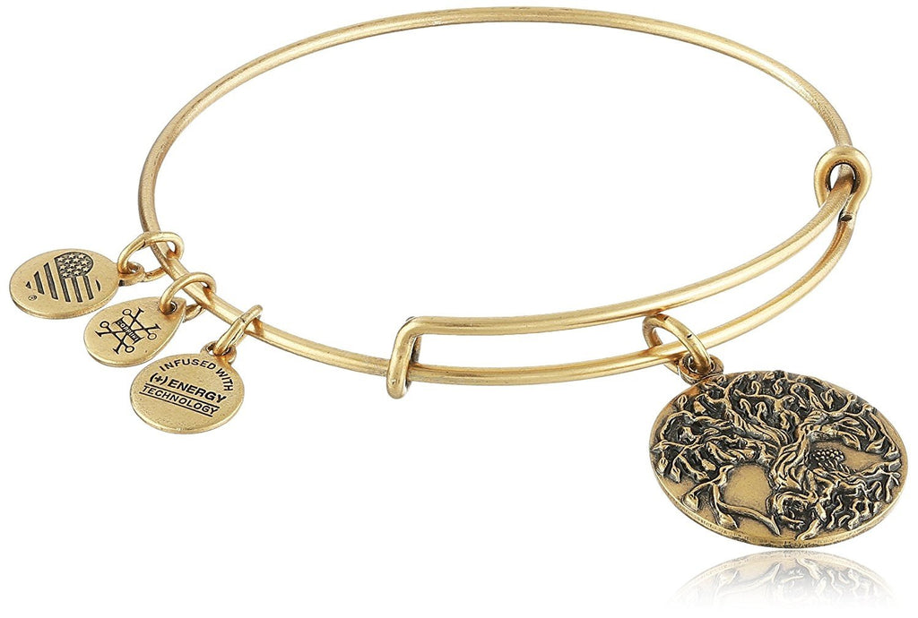 Alex and Ani Tree of Life III Expandable Rafaelian Bangle Bracelet